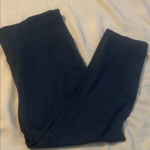 Navy Pocket Light n Tight Hi-Rise Capri 20" (14-16)